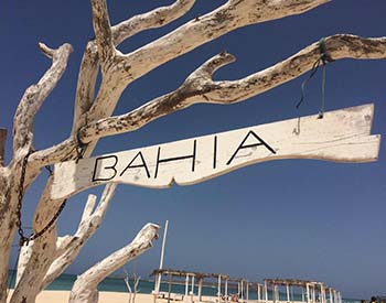 €€€ - Bahia The Beach is een beachclub aan het prachtige strand van Estoril met uitstekende vis, tartaar, carpaccio en diverse soorten pasta!